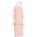 Fairy sleeves abaya- Pink